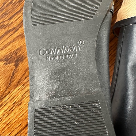 Vintage Calvin Klein Classics Cap Toe Ballet Flats Made in Spain Chanel Style - Picture 9 of 15